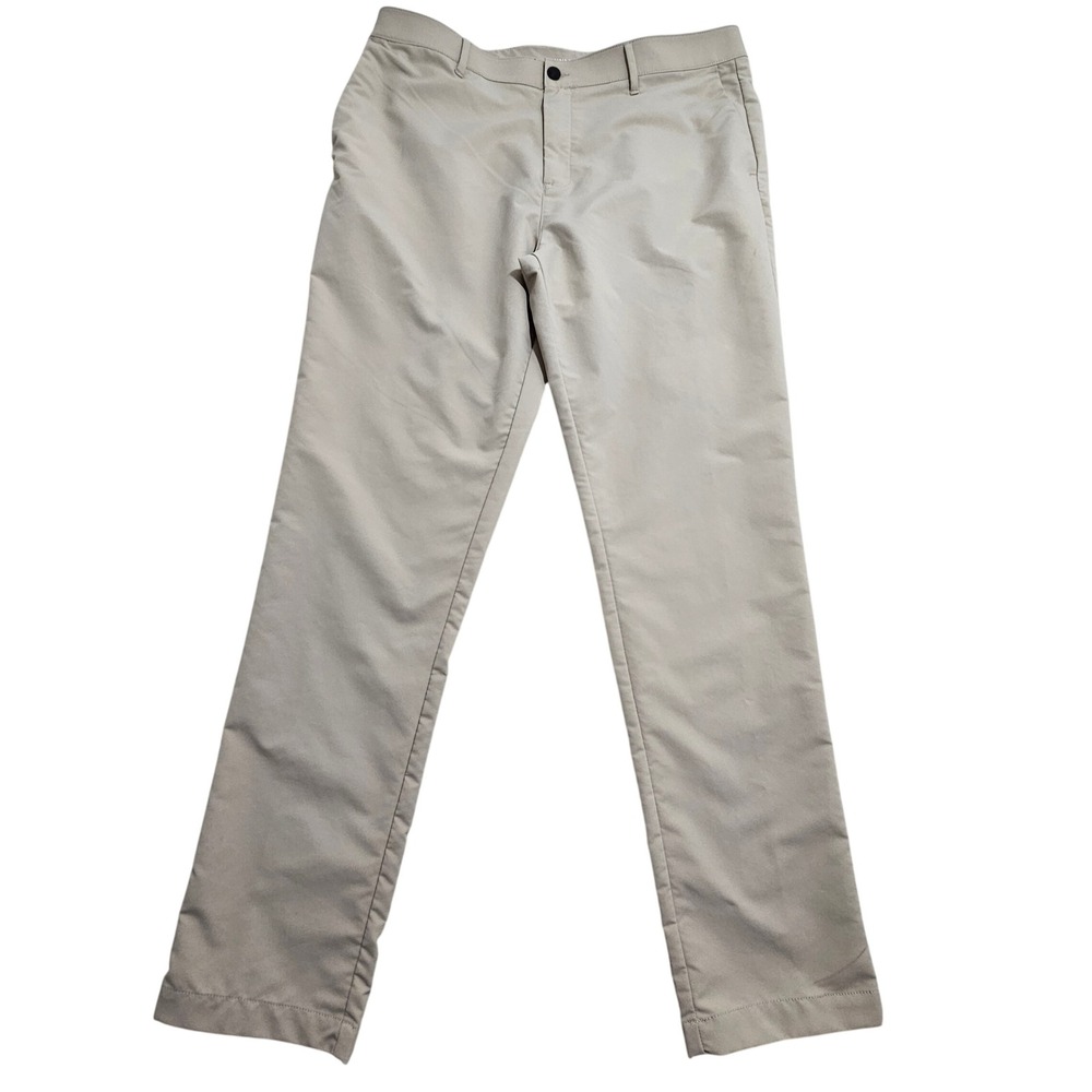 Banana Republic Pants Mens 38x34 Beige Performance Straight Leg Trousers